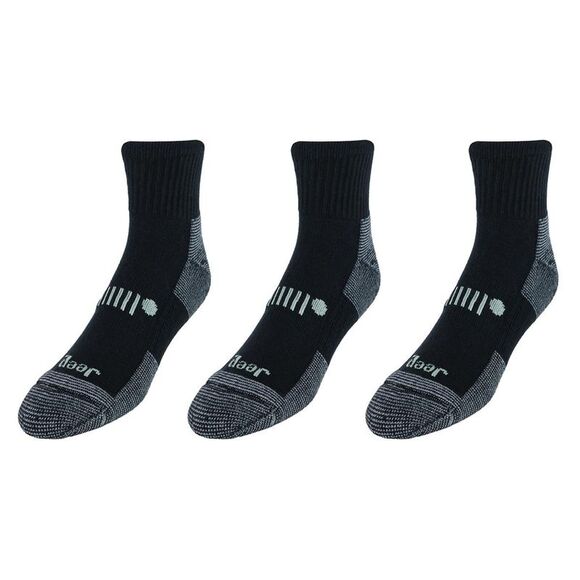 Jeep Men's Classic Cotton Ankle Socks (3 Pair Pack) - Picture 2 of 3